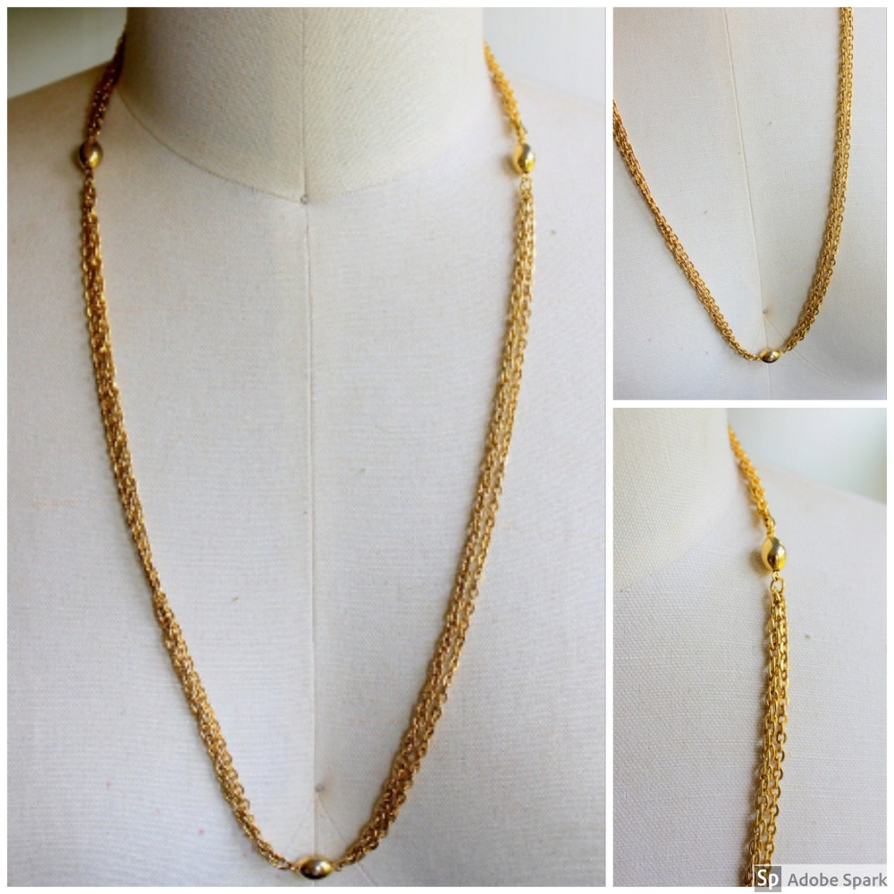 Vintage Gold Chain Necklace